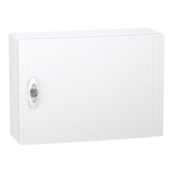 Envolvente modular PrismaSeT XS 1 Fila 18 Módulos Superficie Puerta Blanca