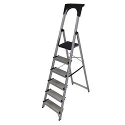 Escalera de aluminio ALTIPESA Bricobox 6 peldaños anchos