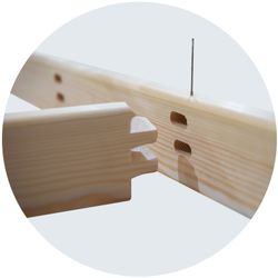 Houten ladder 7 treden