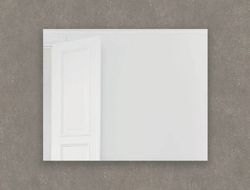 Espejo de baño rectangular liso con cantos pulidos