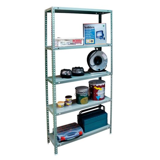 HABITEX Forte étagère en métal blanc 90x30