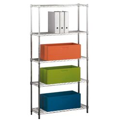 Estante metálica Stylo 90x35xh.180 cm
