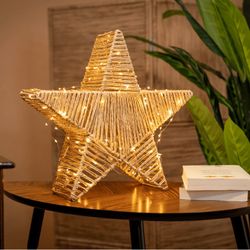 Estrella decorativa SISINE STAR 60 con batería para uso interior y exterior
