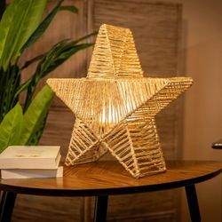 Estrella decorativa SISINE STAR 60 con batería para uso interior y exterior