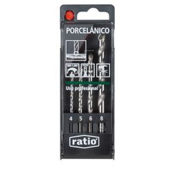 Koffer 4 bits voor porseleinen wand RATIO X-treme