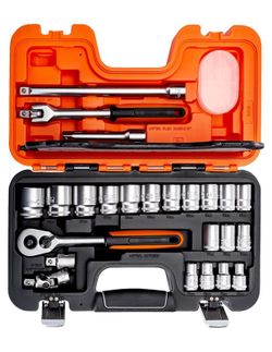 Estuche de llaves vaso 1/2" BAHCO S240