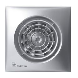 Extractor baño SILENT100SILVER-CRZ S&P