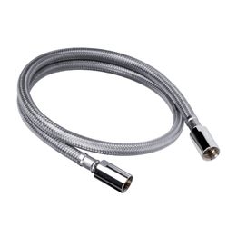 Flexo de ducha en acero inoxidable 1/2"