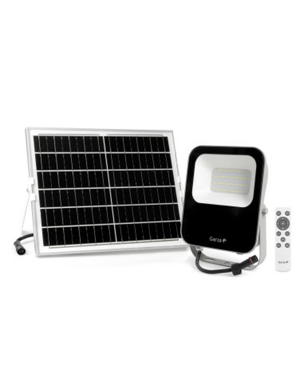 Foco proyector solar led portátil con bateria 30W