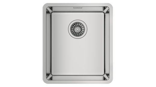 Pia de cozinha com uma bacia e um suporte com SilentSmart 45 cm Teka