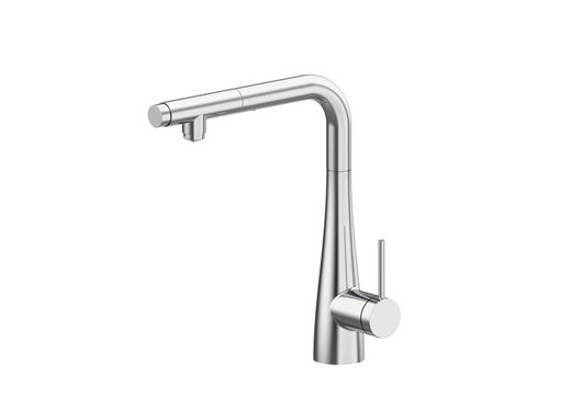 Robinet de cuisine monocommande chromé série Split