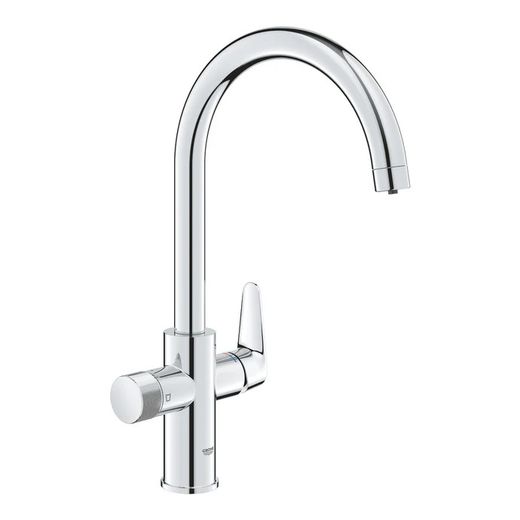 Robinet de cuisine monocommande 3 voies Grohe Blue Pure BauCurve