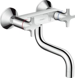 Grifo mezclador bimando cocina para empotrar LogisClassic cromo Hansgrohe