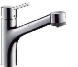 Grifo mezclador monomando de cocina Talis S Cromado Hansgrohe
