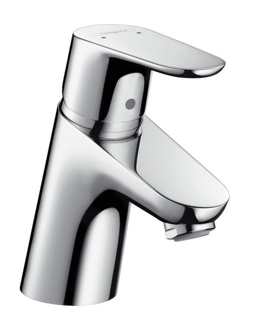 Mélangeur pour mitigeur lavabo avec poussoir chromé Hansgrohe