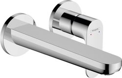 Grifo mezclador monomando de lavabo empotrado Rebris S con caño 200mm cromo Hansgrohe