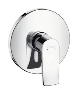 Grifo mezclador monomando para ducha Empotrado Cromo Metris Hansgrohe