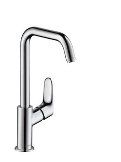Grifo mezclador monomando para lavabo con caño giratorio Focus Cromo Hansgrohe