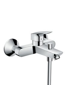 Grifo monomando para bañera visto Logis cromo Hansgrohe