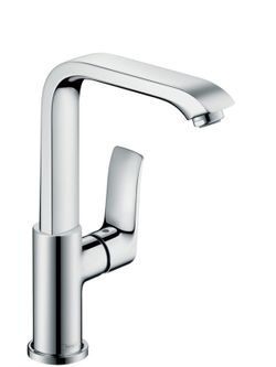 Grifo monomando para lavabo con vaciador Push-Open cromado Hansgrohe