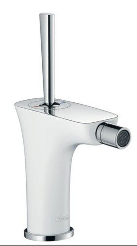Hansgrohe Puravida-Beckenarmatur in Weiß / Chrom