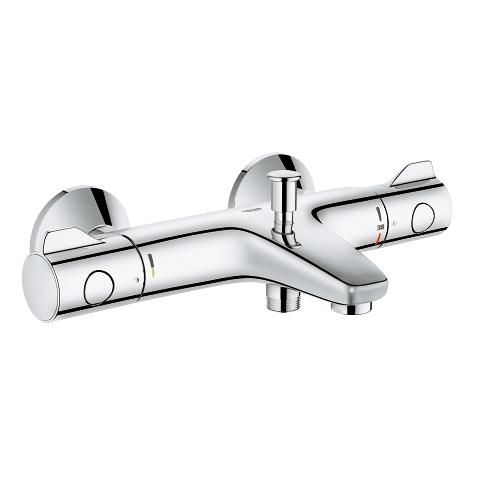 Torneira termostática para banheira e chuveiro Grohe G800, acabamento cromado