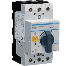 Guardamotor 6kA regulación de 10-16A Hager