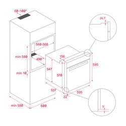 Horno multifunción HSB 635 de 60 cm Teka