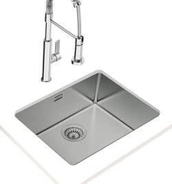 Fregadero bajo encimera BE LINEA RS15 50.40 de 60 cm