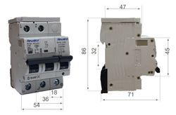 IGA 2P 32A - Protección contra sobretensiones Permanente + Transitorias monofásico