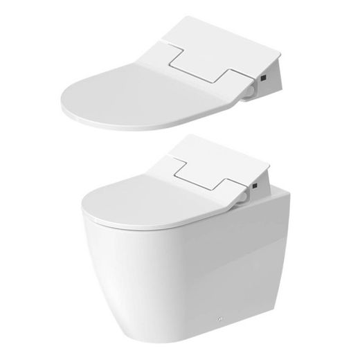 Floor standing toilet with seat for SensoWash Slim Duravit