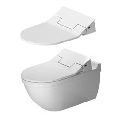 Wand-WC Starck 3 mit SensoWash Slim Duravit-Sitz