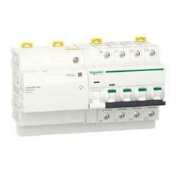 Interruptor automático con protección combinada contra sobretensiones, 3P + N, 25 A