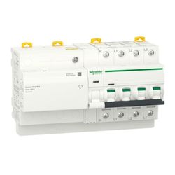Interruptor automático con protección combinada contra sobretensiones, 3P + N, 40 A
