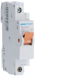 Interruptor automático magnetotérmico 1P+N 32A Curva-C estrecho