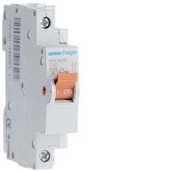 Interruptor automático magnetotérmico serie MN, 1P+N, 40A, C, 6KA