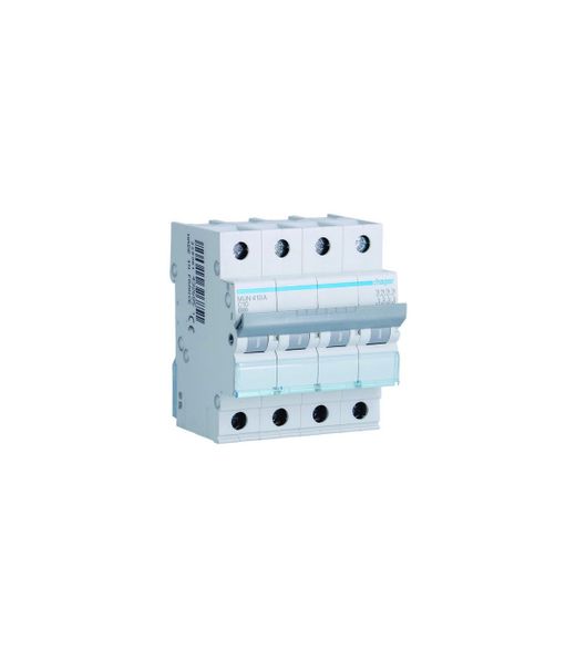 Interruptor automático magnetotérmico serie MU 4P 10A curva C 6KA