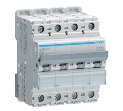 Interruptor automático magnetotérmico serie N 4P 10A curva D 10/15kA