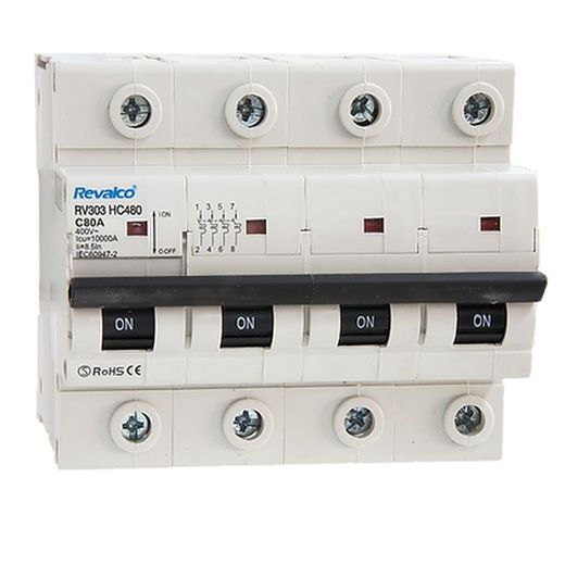 Leistungsschalter RV303H 4P 125A Kurve C