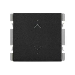Interruptor de persianas Simon 270 iO negro mate