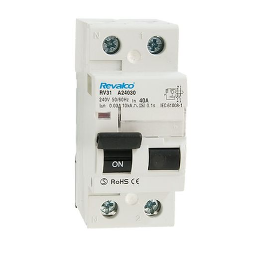 Interruptor diferencial RV31 2P 40A 300mA clase A