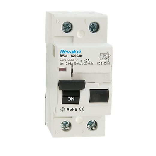 Interruptor diferencial RV31 2P 40A 30mA clase AC