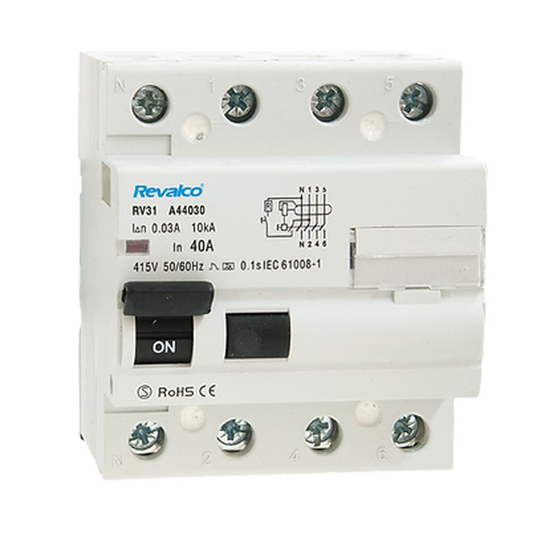 SCHNEIDER - Interrupteur Différentiel 4P - 40A - 30mA - AC