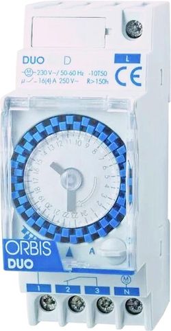 Interruptor horario modular DUO D Orbis