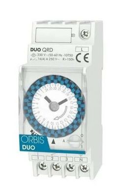 Interruptor horario modular DUO QRD Orbis