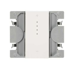 Interruptor master regulable con tecla estrecha blanco Simon 270