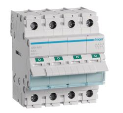 Interruptor modular 4 polos 63A