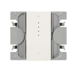 Interruptor regulable PWM iO con tira de LED iO y tecla estrecha blanco Simon 270