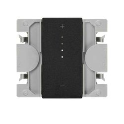 Interruptor regulable PWM iO con tira de LED iO y tecla estrecha negro Simon 270