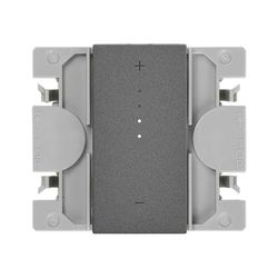 Interruptor regulable PWM iO con tira de LED iO y tecla estrecha titanio Simon 270